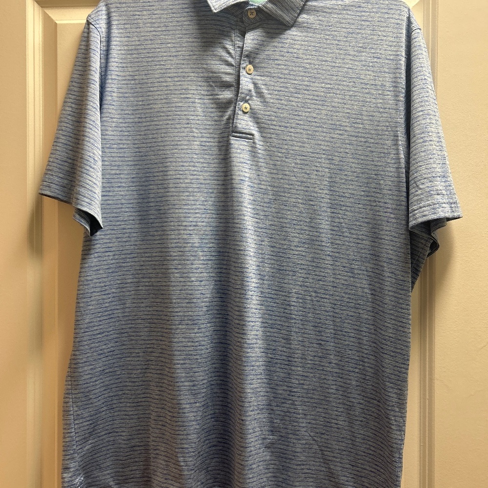 Johnnie O Men Large Polo Performance Fabric